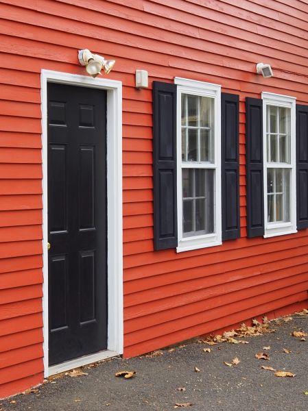 Red Vinyl Siding Installation in Crystal Lake