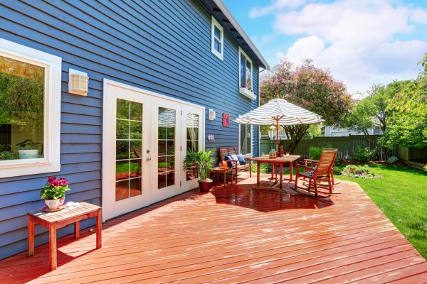 Blue Siding Installation in Crystal Lake